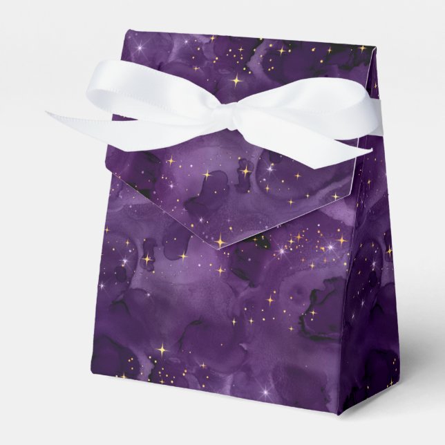 Caja Para Regalos Diseño de la serie Purple Galaxy 8 (Front Side)