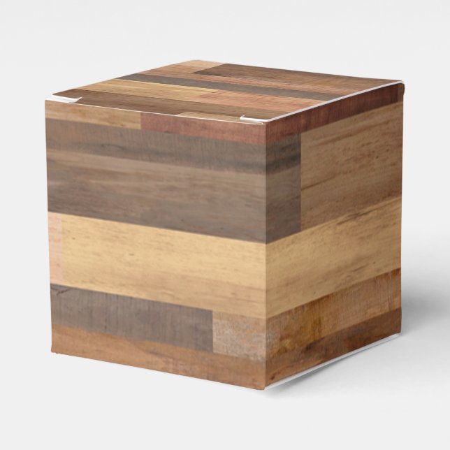 Caja Para Regalos Diseño de madera de madera de madera de imitación (Costado Anverso)