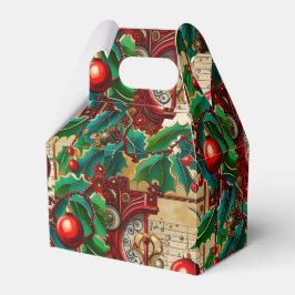 Caja Para Regalos Diseño de Navidades Steampunk