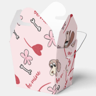 Caja Para Regalos Diseño de patrones de corazones y límites basales