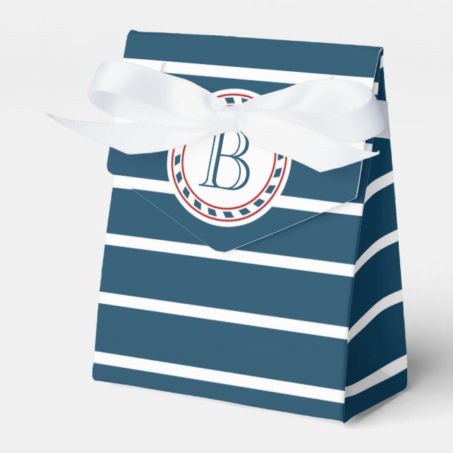 Caja Para Regalos Diseño del monograma (Front Side)