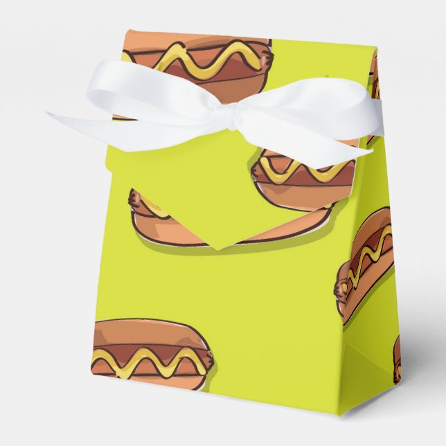 Caja Para Regalos Diseño divertido de alimentos para perros caliente (Front Side)