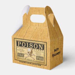 Caja Para Regalos Diseño divertido de Halloween "POISON"