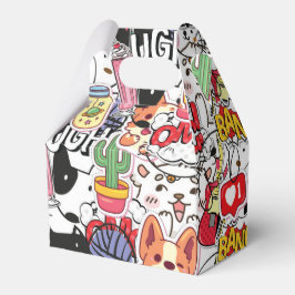 Caja Para Regalos diseño divertido de kawaii para mascotas - amante