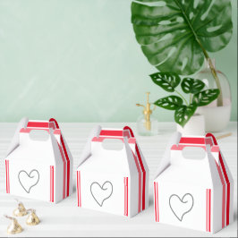 Caja Para Regalos Diseño elegante en forma de corazón