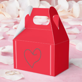Caja Para Regalos Diseño elegante en forma de corazón