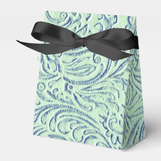 Caja Para Regalos Diseño gráfico de mosaico de color azul verde clar