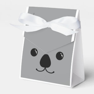 Caja Para Regalos Diseño Gray Koala Cute Cara Animal