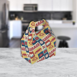 Caja Para Regalos Diseño Icónico Profesional De Reparador De Coches