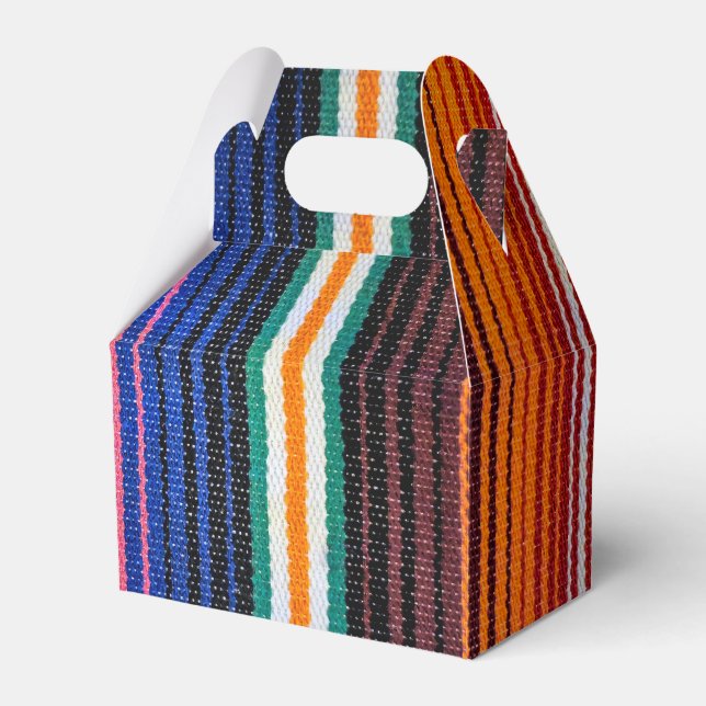 Caja Para Regalos Diseño tradicional mexicano de Fiesta (Front Side)