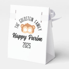 Caja Para Regalos Disfraz de máscaras de mono de Purim