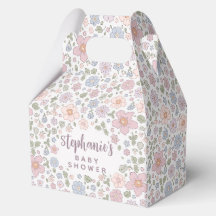 Ditsy Floral Tema Baby Shower Fiesta Box