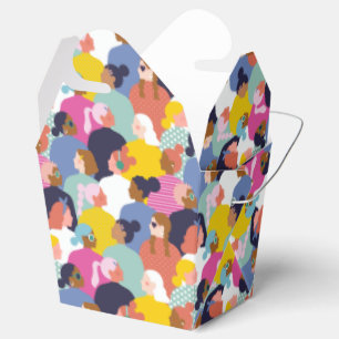 Caja Para Regalos Diversidad de mujeres - Mujeres de diversas razas