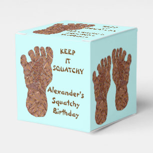Caja Para Regalos Diversión de Bigfoot de la pista de Sasquatch