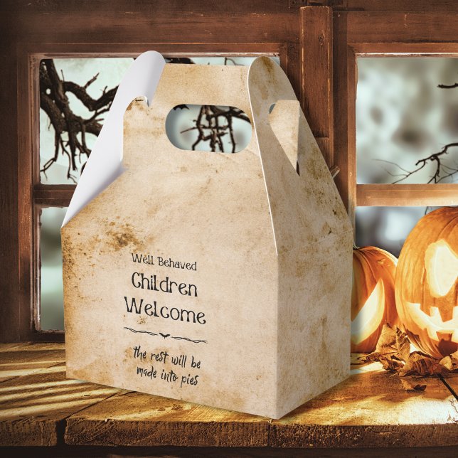 Caja Para Regalos Divertida fiesta de Halloween para los niños con l (Subido por el creador)