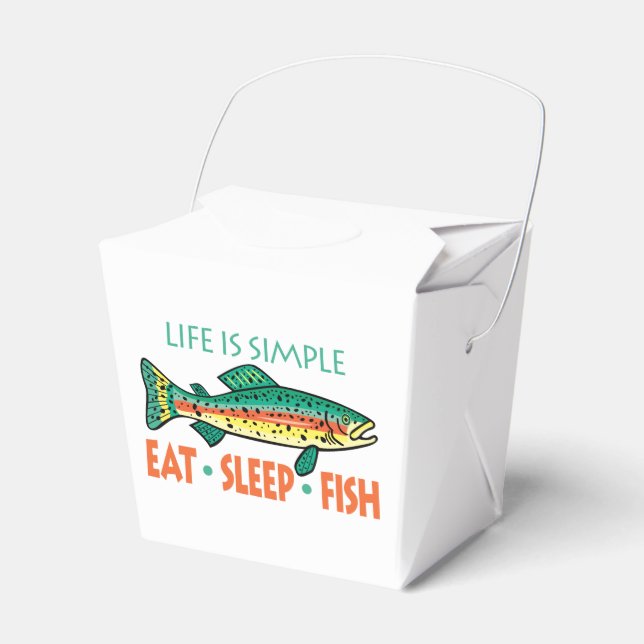 Caja Para Regalos Divertido discurso de pesca (Front Side)