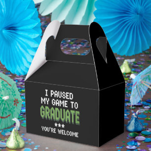 Caja Para Regalos Divertido graduado de jugador 2025 Graduación