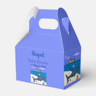 Caja Para Regalos Divertido tiburón durmiente y personalizado pesqu