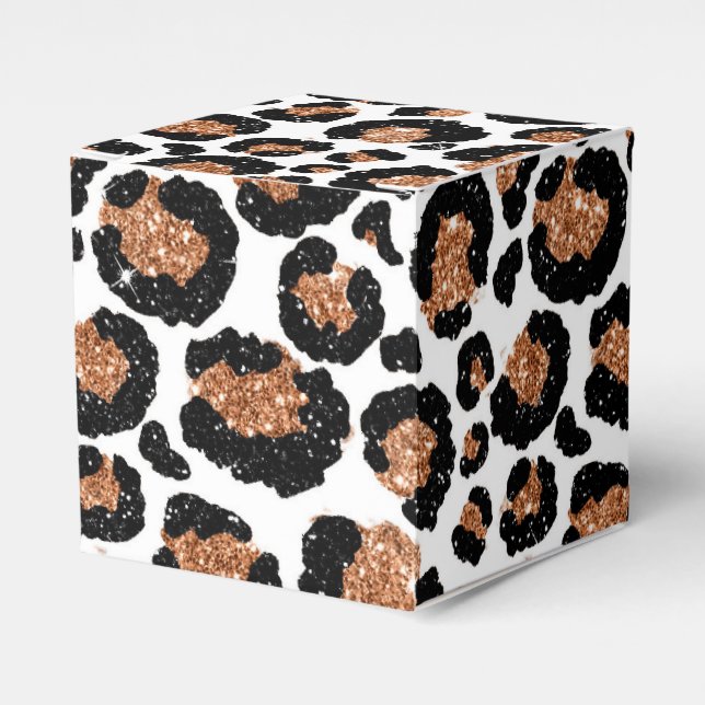 Caja Para Regalos Divertido Wild Cheetah Pattern Jungle Cumpleaños P (Costado Anverso)