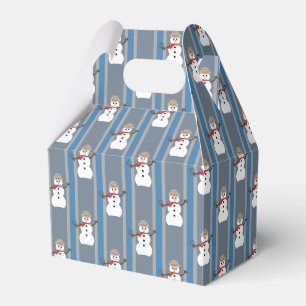 Caja Para Regalos Divertido y divertido detective Snowman
