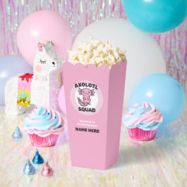 Caja Para Regalos Divertido y lindo escuadrón de Ajolotes rosa perso