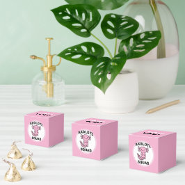 Caja Para Regalos Divertido y lindo escuadrón de Ajolotes rosa perso