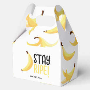 Caja Para Regalos Divertidos Favoritos de Fiesta de Plátano Retro Ed