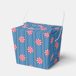 Caja Para Regalos Divertidos Navidades azules pimentón y dulces