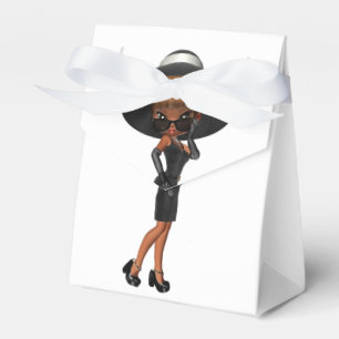 Caja Para Regalos Divina Afroamericana Adorable