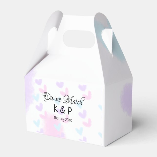 Caja Para Regalos Divina coincidencia añadir pareja letra de letra p (Front Side)