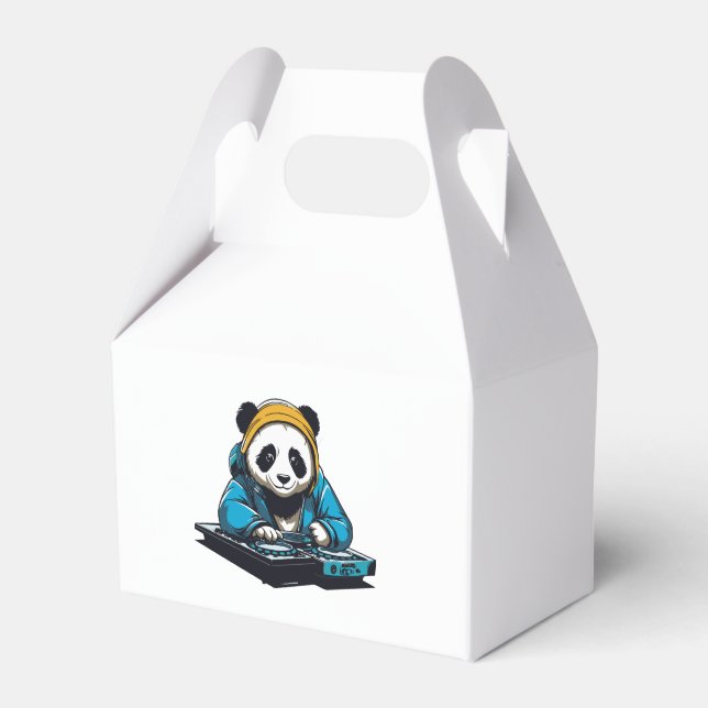 Caja Para Regalos DJ Kawaii Panda (Front Side)