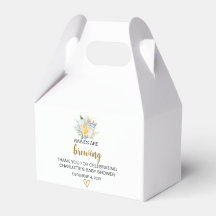 Doble bebé Baby Shower Gable Box