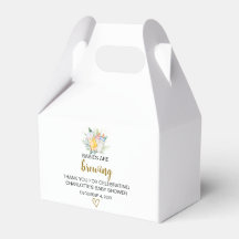 Doble bebé Baby Shower Gable Box