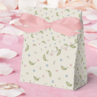 Caja Para Regalos Doble Bebé en una Vaina Fiesta de Shower