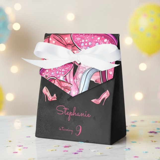 Caja Para Regalos Doll rosa zapatos de tacón alto chica fiesta de cu (Subido por el creador)