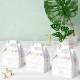 Caja Para Regalos Donas Dulces Coloridas con Sprinkles Cumpleaños In
