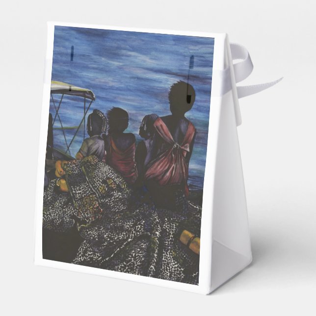 Caja Para Regalos ¿Dónde está papá? Harbour Island, Bahamas (Reverso)