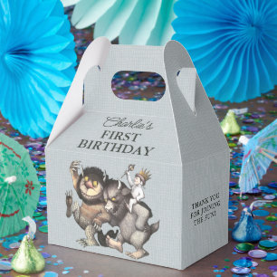 Caja Para Regalos Donde las Cosas Salvajes Están 1er Cumpleaños
