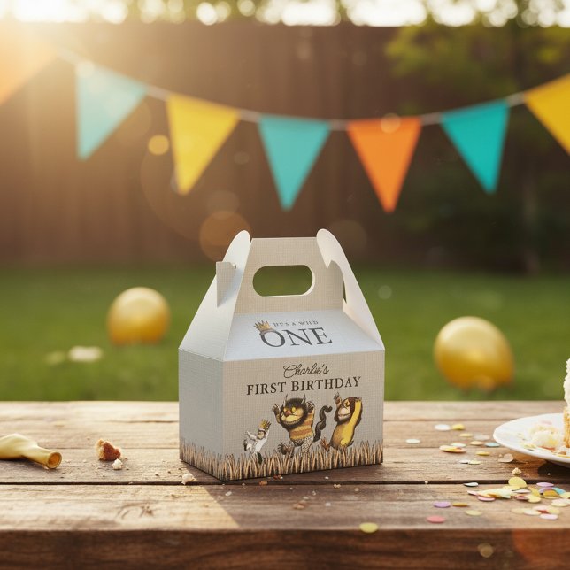 Caja Para Regalos Donde las cosas salvajes son el primer cumpleaños (Subido por el creador)