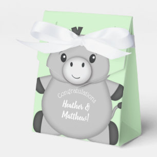 Caja Para Regalos Donkey Baby Shower Green