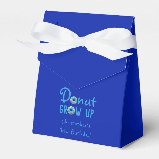 Caja Para Regalos Donut Crecer Cumpleaños (Front Side)