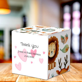 Caja Para Regalos Doodles para animales acuarelas Gracias