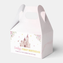 Caja Para Regalos Dorada rosa Floral Corona Princesa de la Primavera