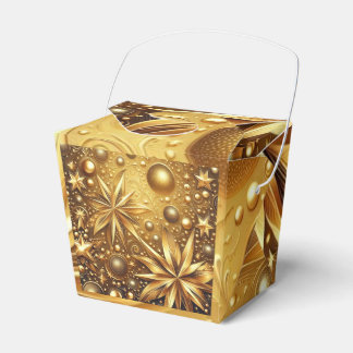 Caja Para Regalos Dorado, lujoso