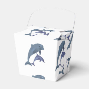 Caja Para Regalos Dos delfínes tropicales que saltan al lado de uno