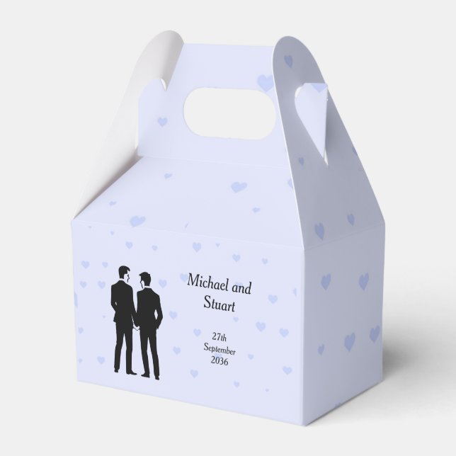 Caja Para Regalos Dos Grooms (Front Side)