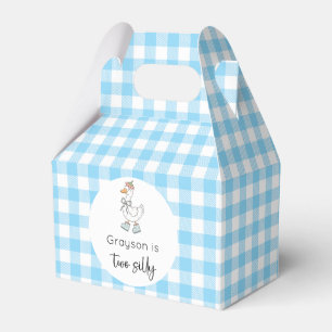 Caja Para Regalos Dos idiotas azules de oca sórdida cumpleaños
