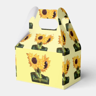 Caja Para Regalos Dos Plantas De Girasol Potentes Thunder_Cove