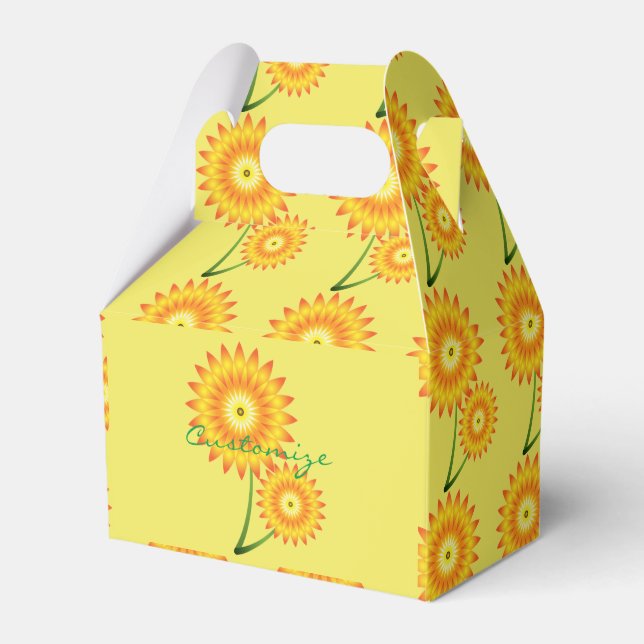 Caja Para Regalos Dos Plantas de Girasol Thunder_Cove (Front Side)