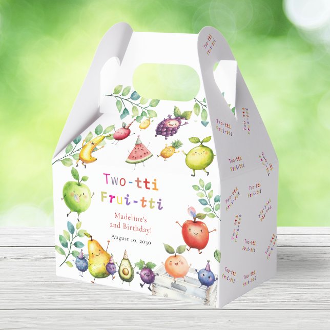 Caja Para Regalos Dos tti Frutti Cute Fruits Segundo Fiesta de cumpl (Subido por el creador)